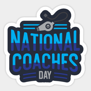 National Coaches Day – October 6 Sticker